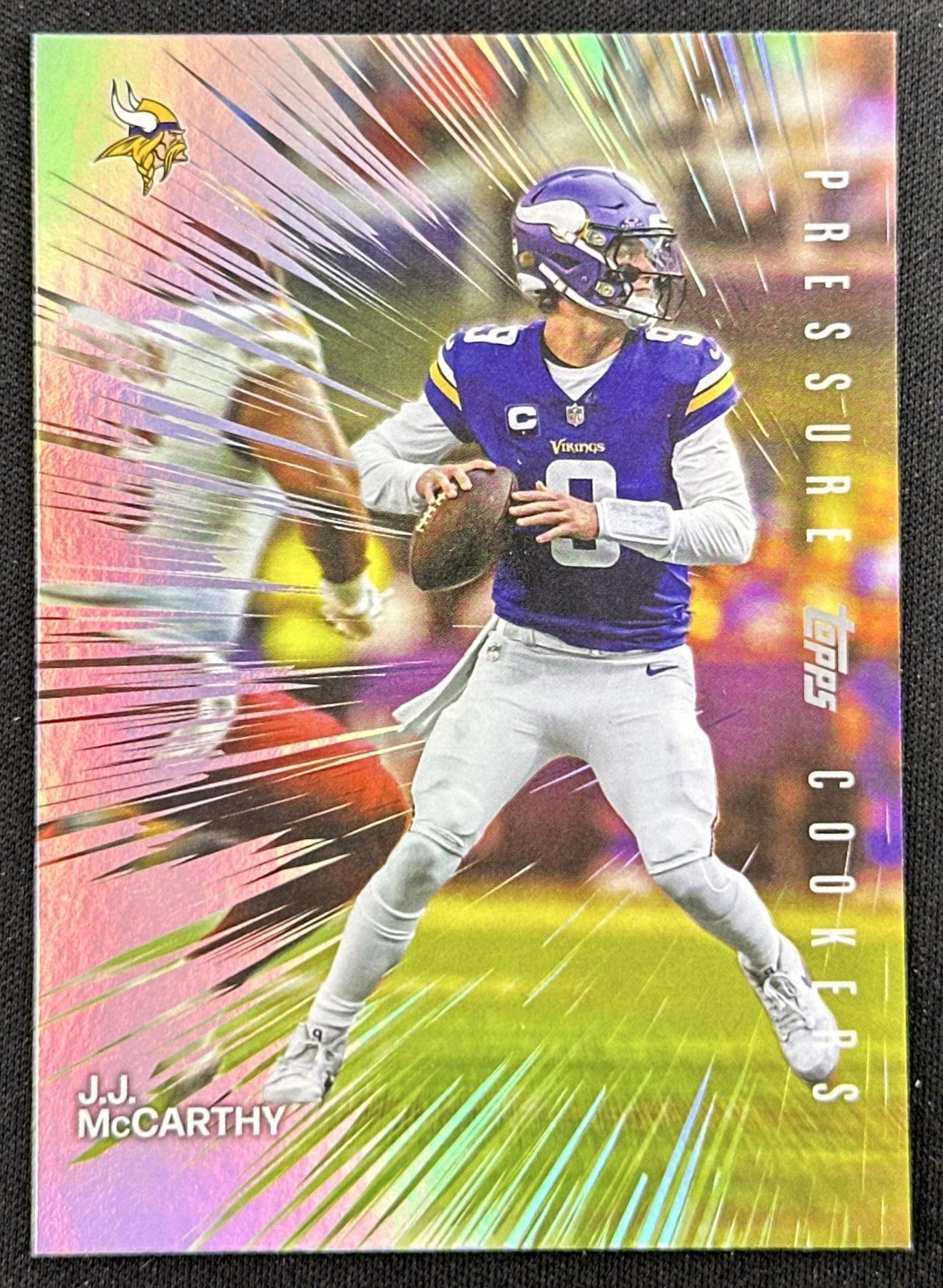 J.J. McCarthy 2026 Topps Flagship Pressure Cookers Vikings