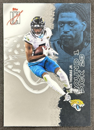 Brian Thomas Jr. 2025 Topps Signature Class Chrome Veteran Jaguars Sports Trading Card
