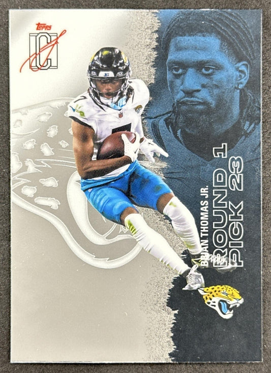 Brian Thomas Jr. 2025 Topps Signature Class Chrome Veteran Jaguars