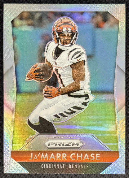 Ja'Marr Chase 2025 Panini Prizm Flashback Silver Bengals Sports Trading Cards
