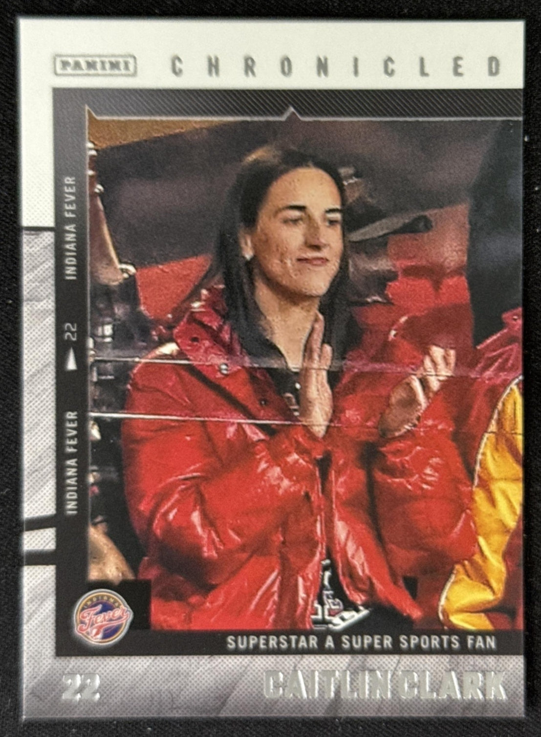 Caitlin Clark 2025 Panini Chronicled Life Style Fever 58 Sports Trading Card