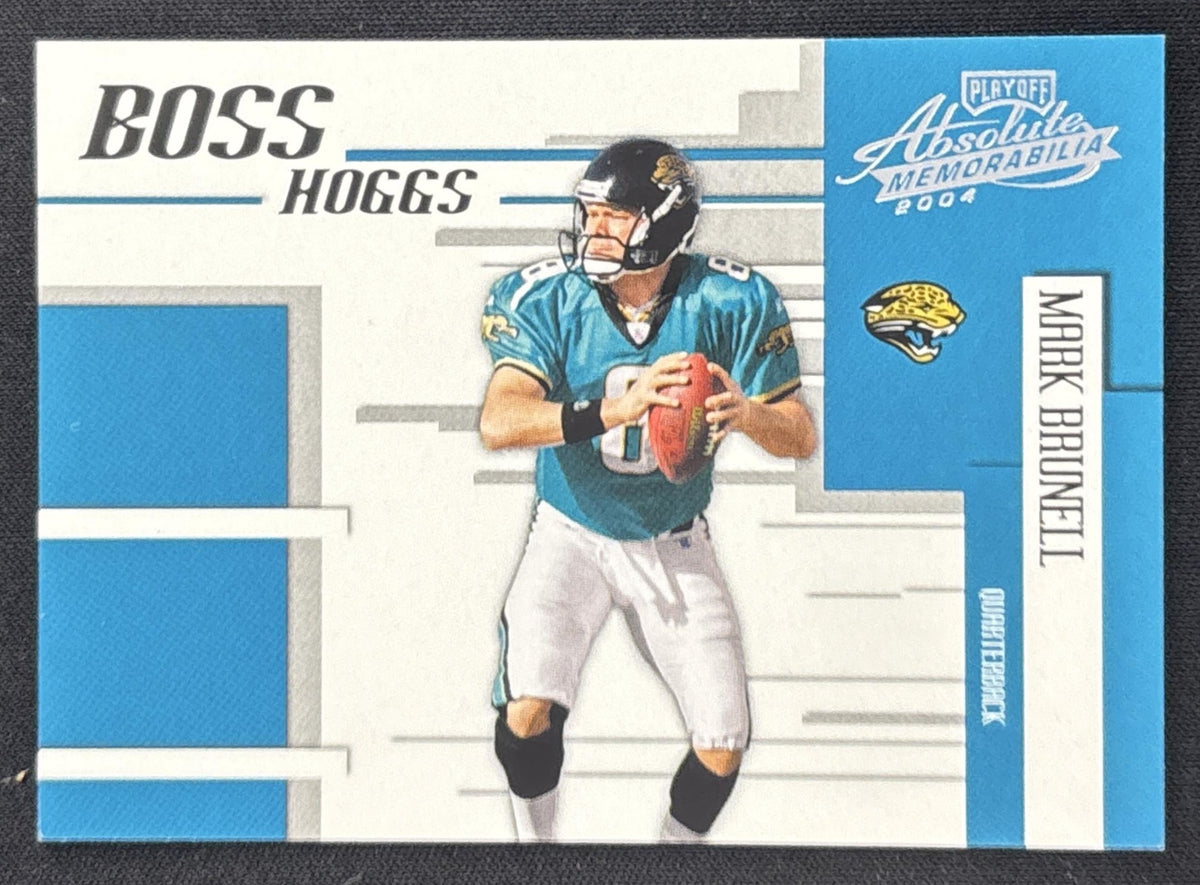 Mark Brunell 2004 Playoff Absolute Memorabilia Boss Hoggs /1000 Jaguars