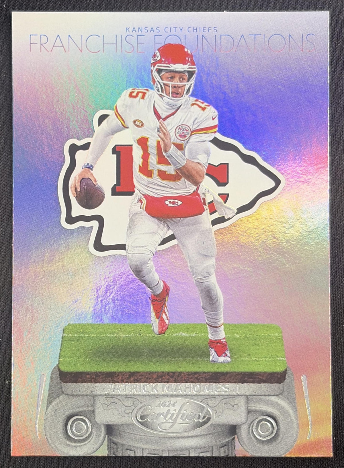 Patrick Mahomes II 2024 Panini Certified Franchise Foundations Chiefs