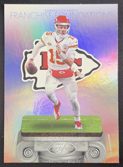 Patrick Mahomes II 2024 Panini Certified Franchise Foundations Chiefs
