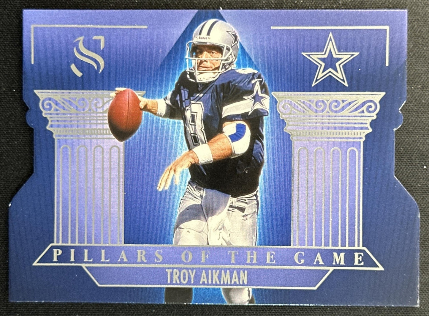 Troy Aikman 2025 Panini Silhouette Pillars of the Game Cowboys