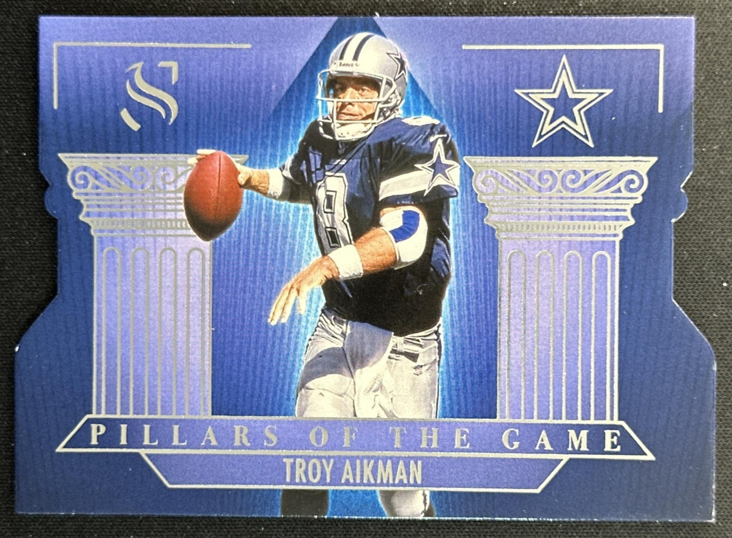 Troy Aikman 2025 Panini Silhouette Pillars of the Game Cowboys
