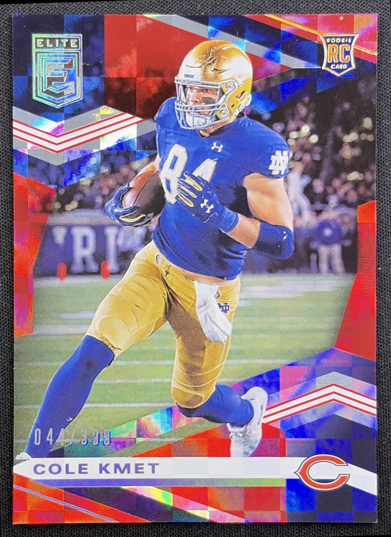 Cole Kmet 2020 Panini Donruss Elite Red /399 Bears