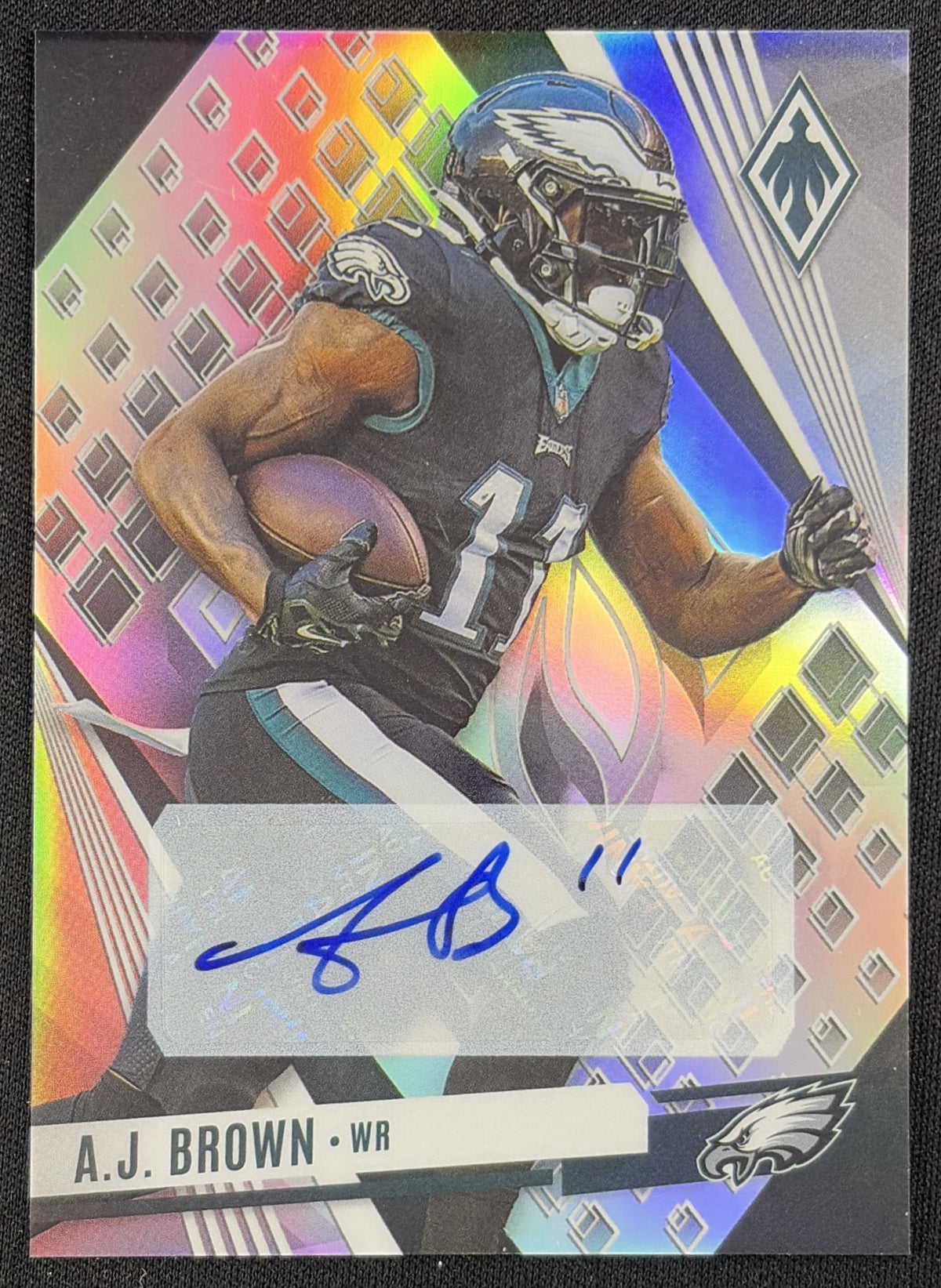 A.J. Brown 2023 Panini Phoenix Auto Silver Eagles