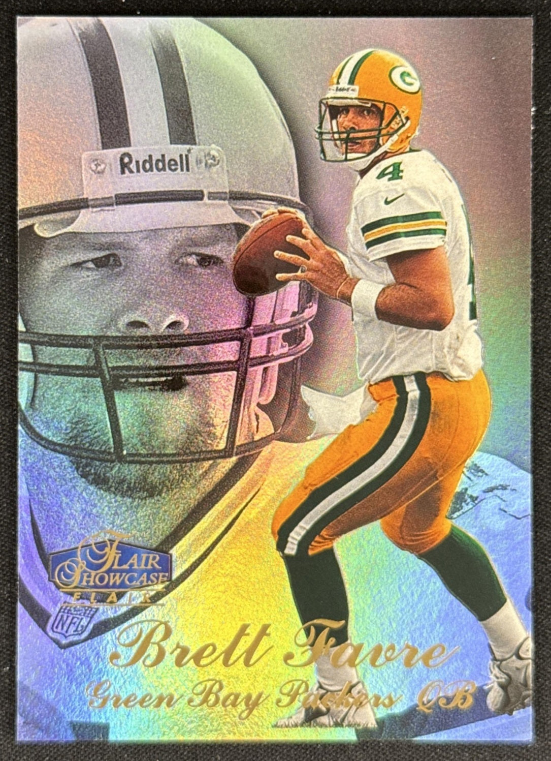 Brett Favre 1998 Fleer Flair Showcase Row 3 Packers Sports Trading Card