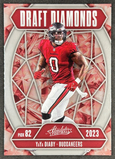 YaYa Diaby 2025 Absolute Draft Diamonds Buccaneers Sports Trading Card