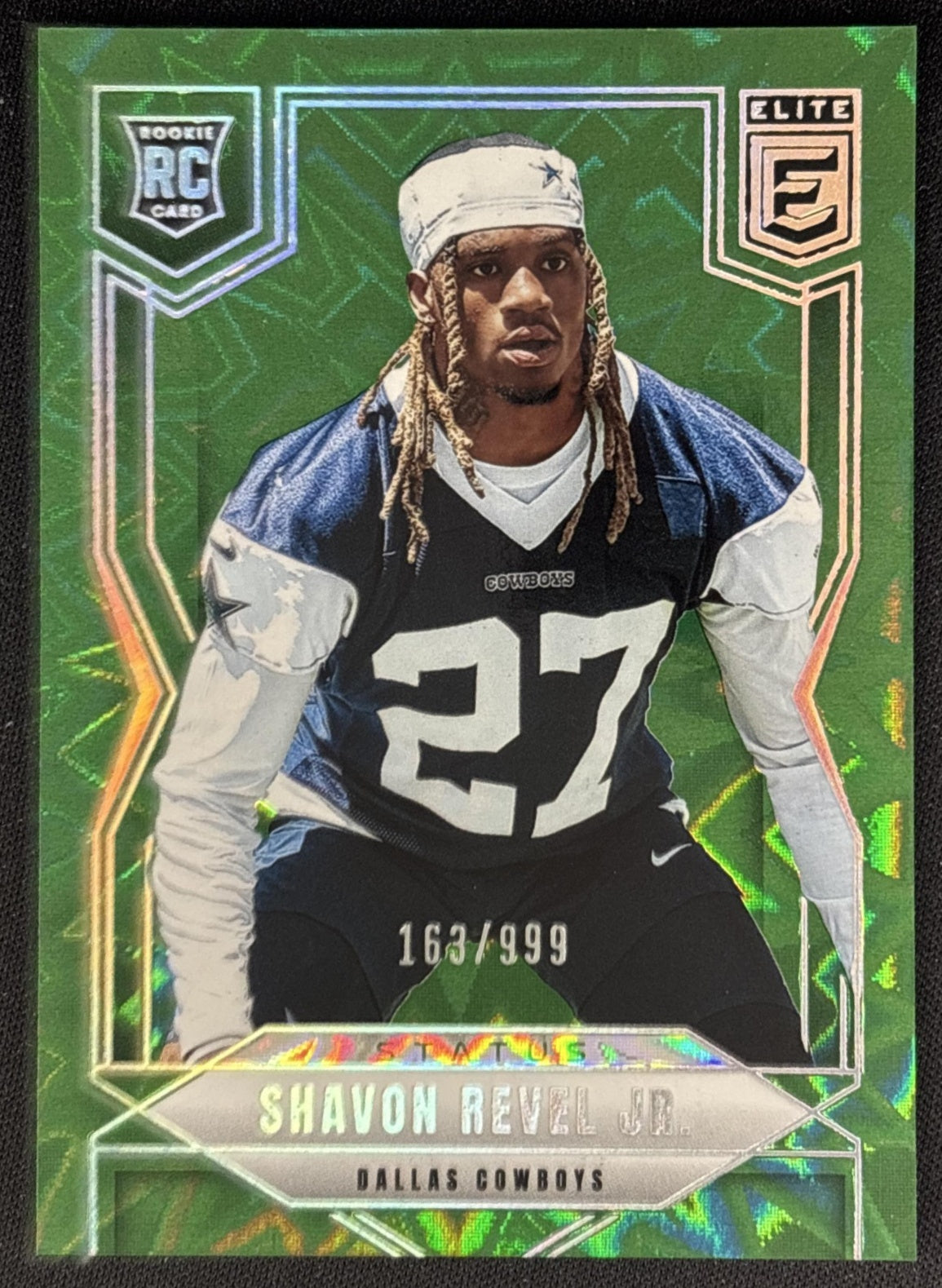 Shavon Revel Jr. 2025 Panini Donruss Elite Rookies Status Explosion /999 Cowboys