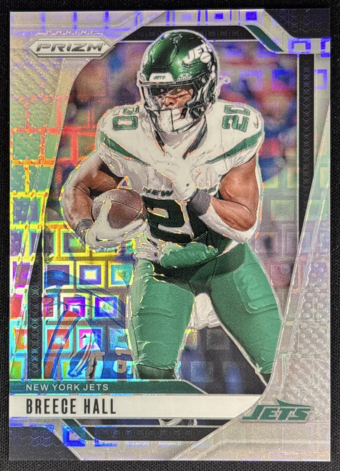 Breece Hall 2024 Panini Prizm Pandora /400 Jets front