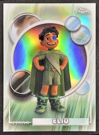 Elio 2026 Topps Chrome Disney Refractor Front