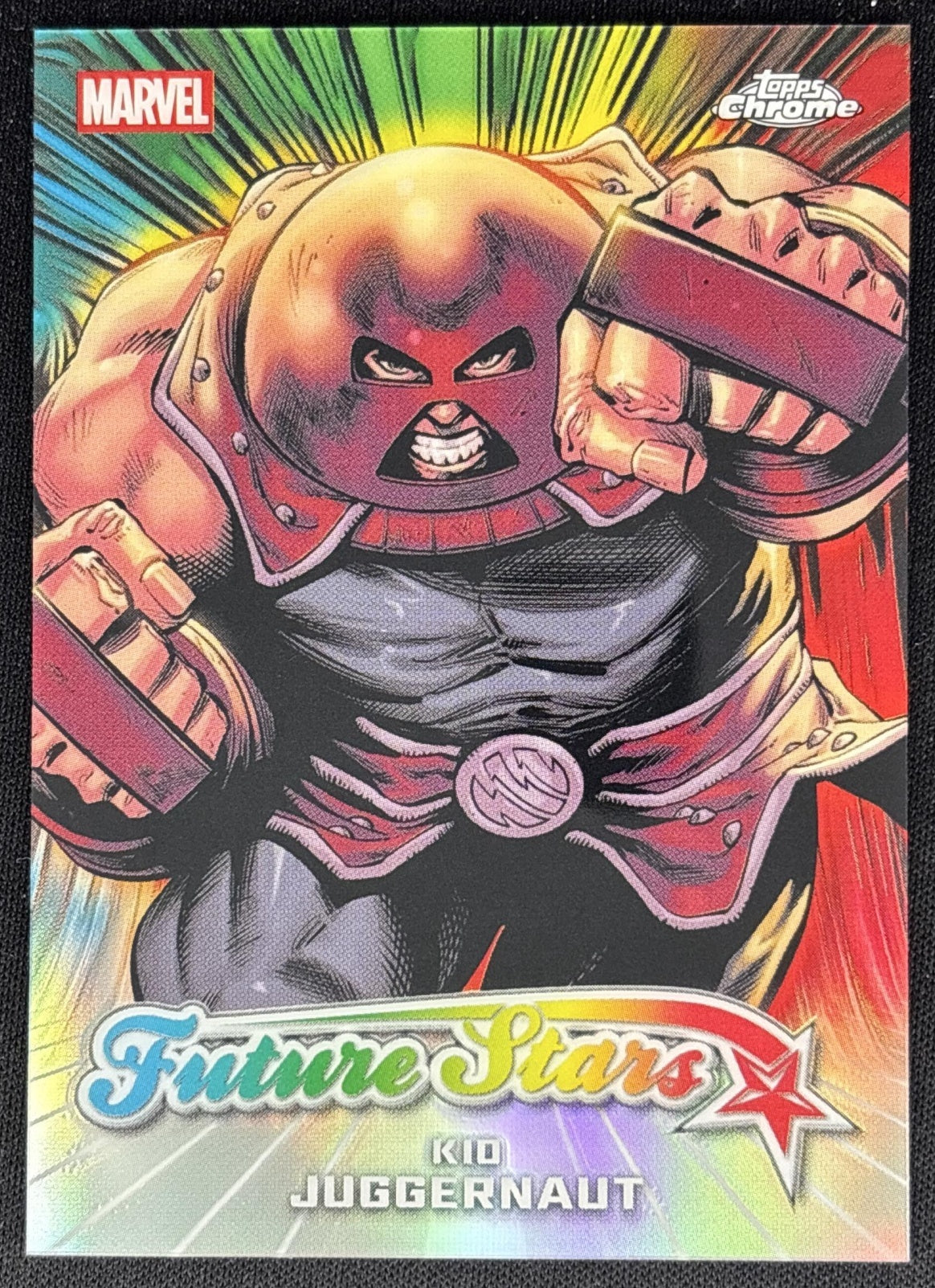 Kid Juggernaut 2026 Topps Chrome Marvel Comics Future Stars front