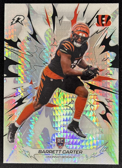 Barrett Carter 2025 Topps Resurgence Prism Refractor Bengals