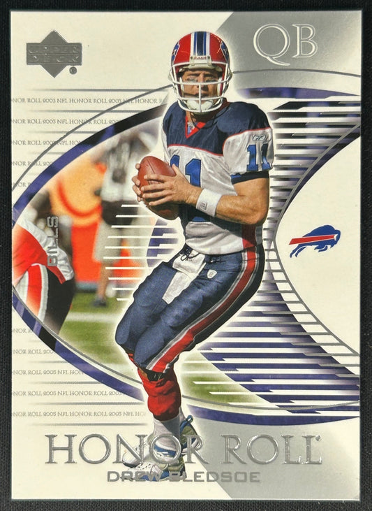 Drew Bledsoe 2003 Honor Roll Bills sports trading card (front)