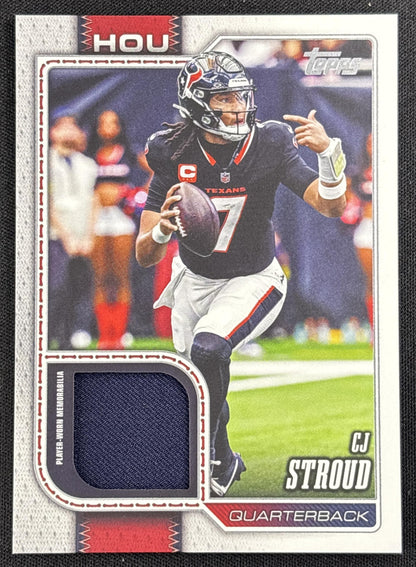 CJ Stroud 2026 Topps Real One Relic Texans