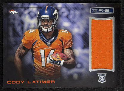 Cody Latimer 2014 Panini Rookies & Stars Rookie Materials Broncos - front