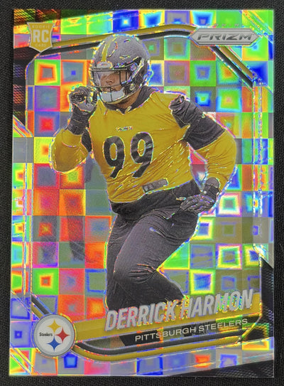 Derrick Harmon 2025 Panini Prizm Pandora /400 Steelers Sports Trading Card