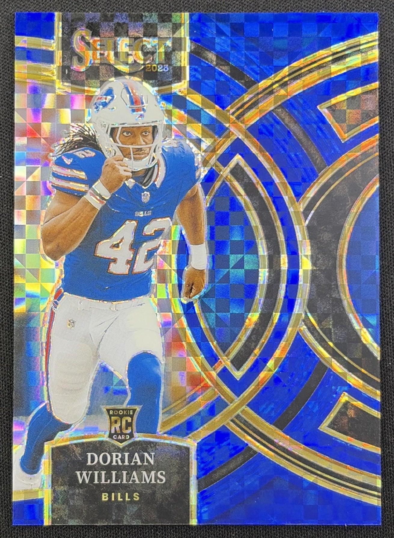 Dorian Williams 2023 Panini Select Blue Prizms /149 Bills