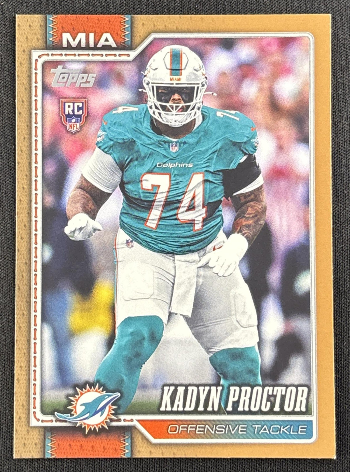 Kadyn Proctor 2026 Topps Gold /2026 Dolphins