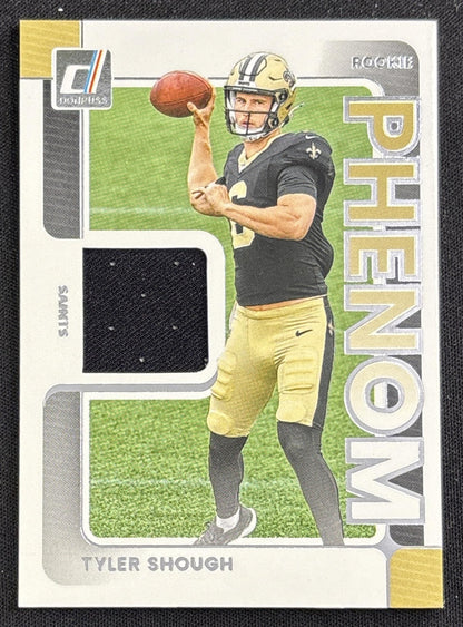 Tyler Shough 2025 Panini Donruss Rookie Phenom Jerseys Saints 2 Sports Trading Card