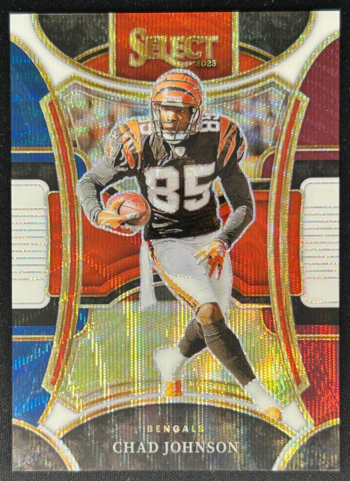 Chad Johnson 2023 Panini Select Tri Color Prizms /259 Bengals Sports Trading Cards