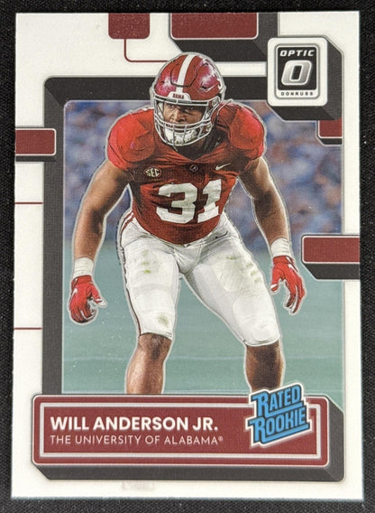 Will Anderson Jr. 2023 Chronicles Draft Picks Donruss Optic Rated Rookie Texans Default Title Sports Trading Card
