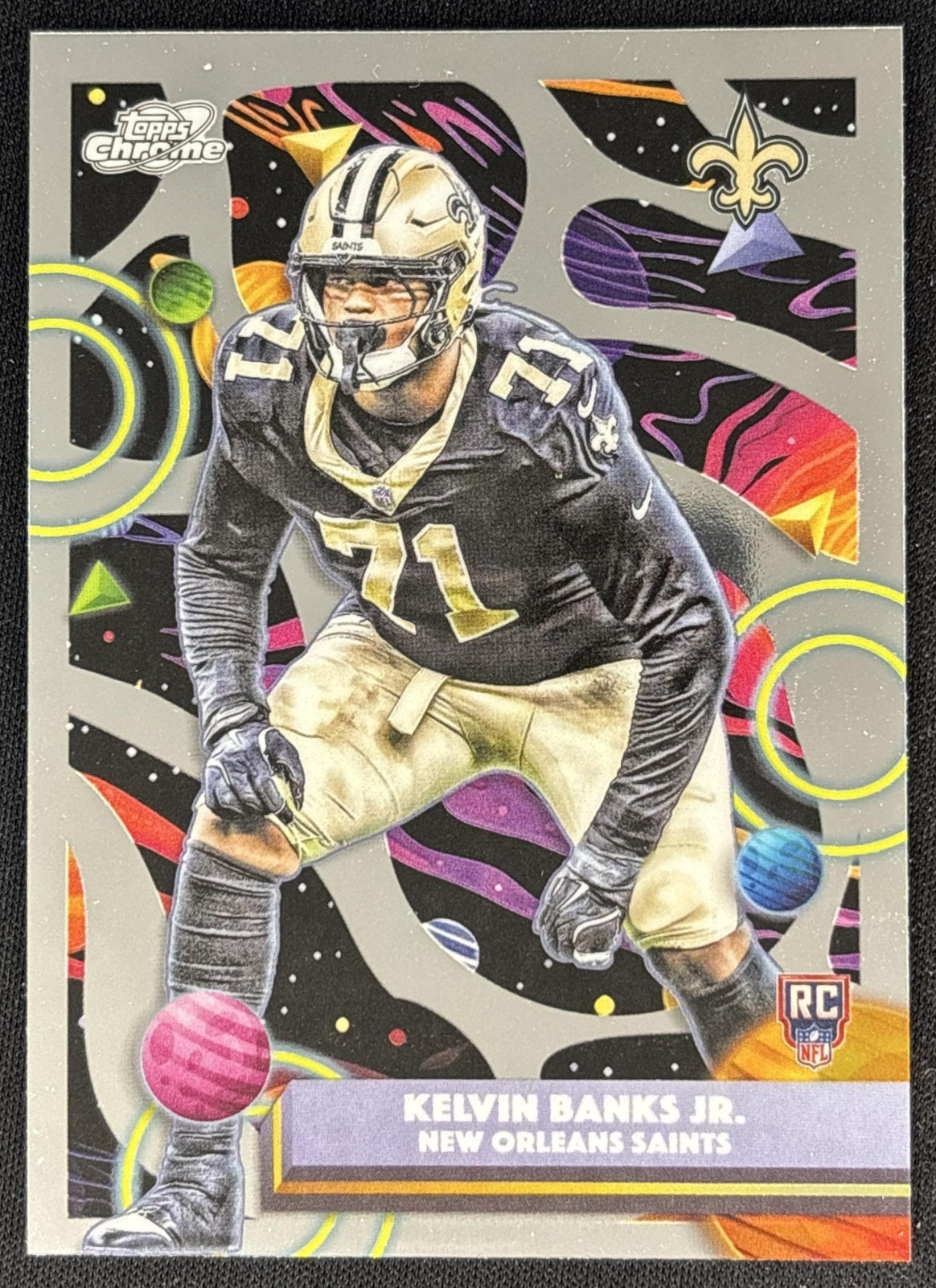 Kelvin Banks Jr. 2025 Topps Cosmic Chrome Saints
