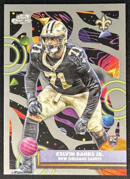 Kelvin Banks Jr. 2025 Topps Cosmic Chrome Saints