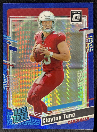 Clayton Tune 2023 Panini Donruss Optic Blue Hyper Prizm Cardinals Sports Trading Cards