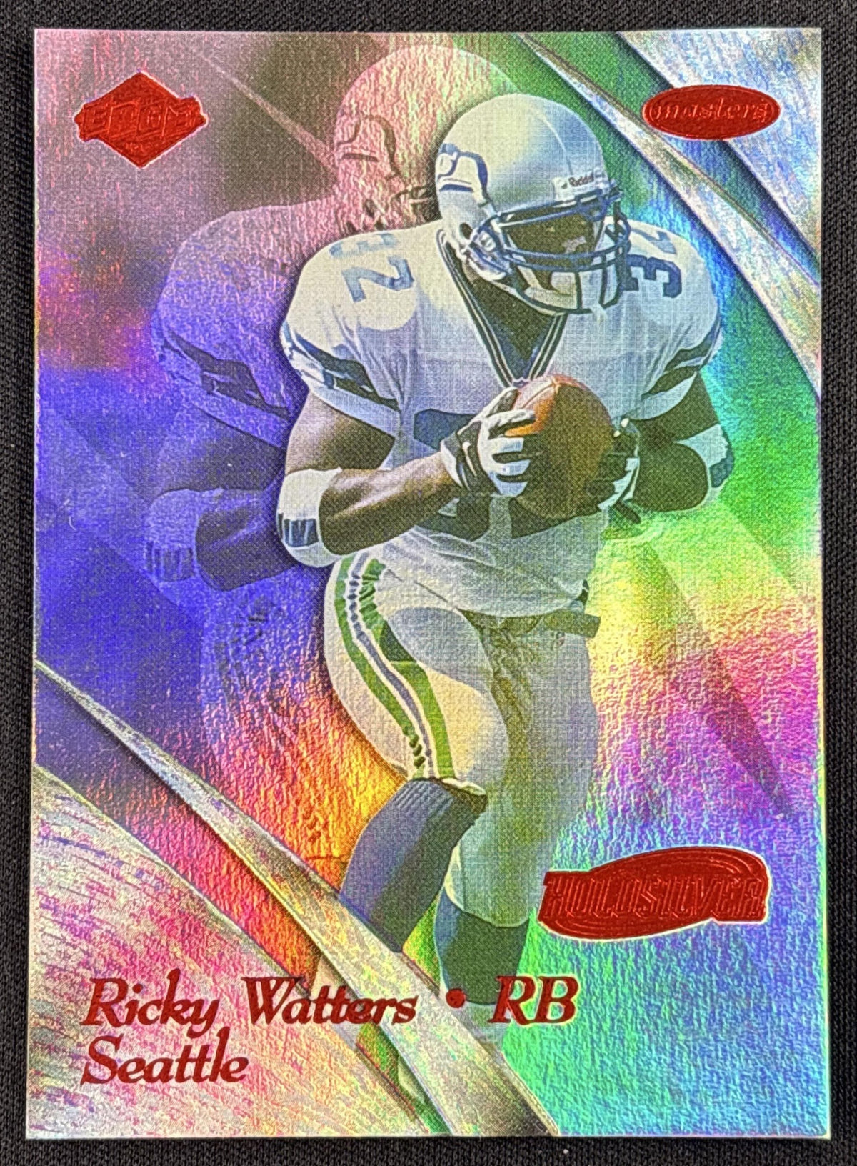 Ricky Watters 1999 Collector's Edge Masters HoloSilver /3500 Seahawks