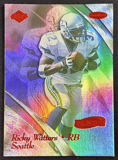 Ricky Watters 1999 Collector's Edge Masters HoloSilver /3500 Seahawks Sports Trading Card