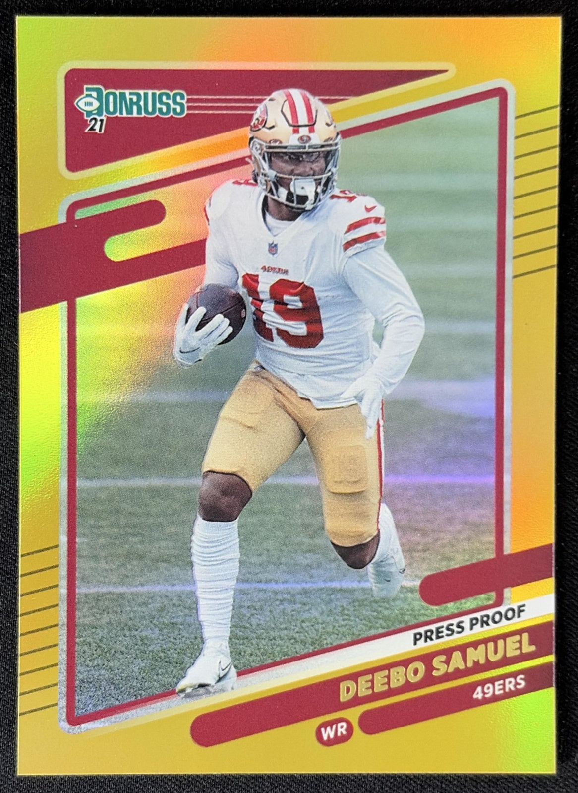Deebo Samuel 2021 Panini Donruss Press Proof Premium 49ers - San Francisco 49ers