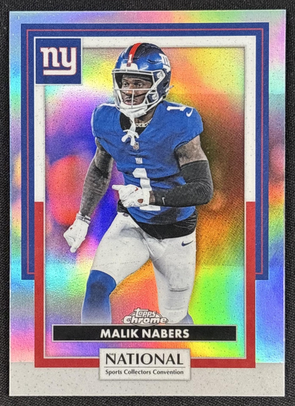 Malik Nabers 2026 Topps NSCC Collection NFL Giants Sports Trading Cards