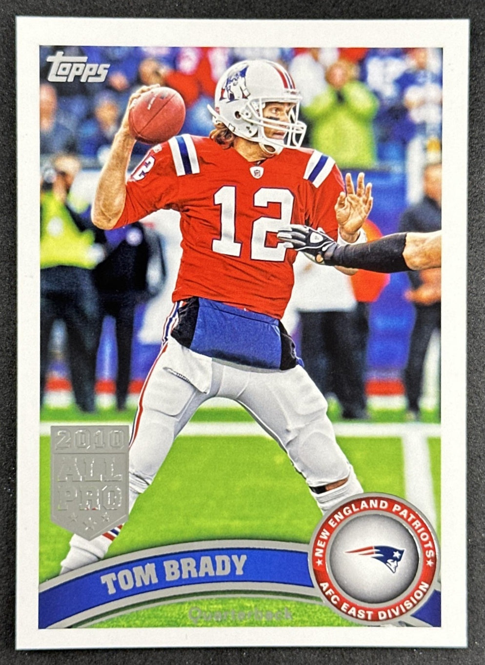 Tom Brady 2011 Topps Patriots front