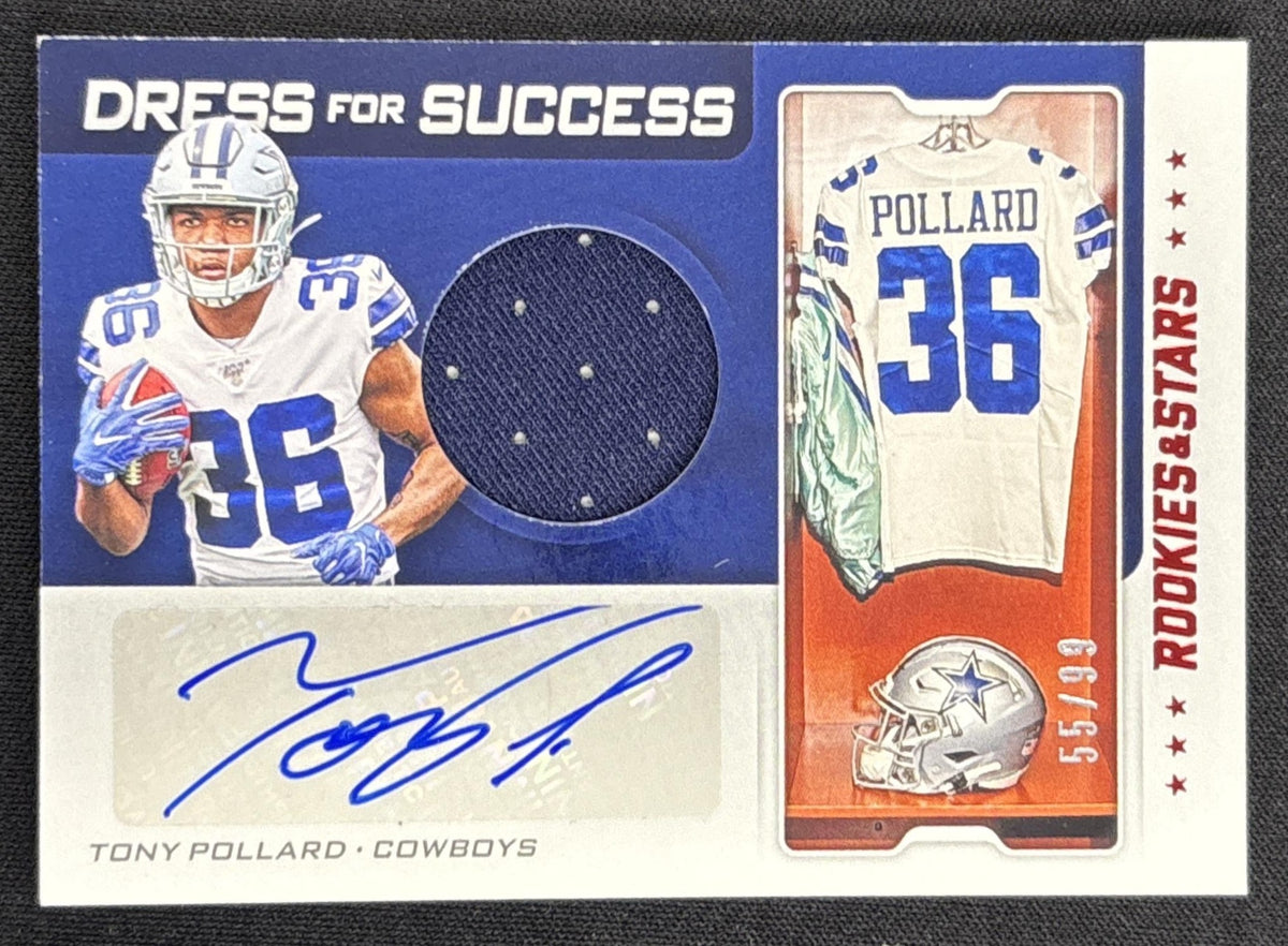 Tony Pollard 2019 Panini Rookies & Stars Dress for Success /99 Cowboys Default Title Sports Trading Card