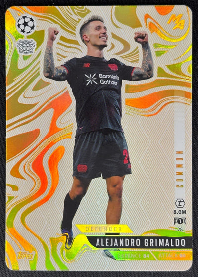 Alejandro Grimaldo 2025 Match Attax Madness UEFA Champions League Common Leverkusen Sports Trading Cards