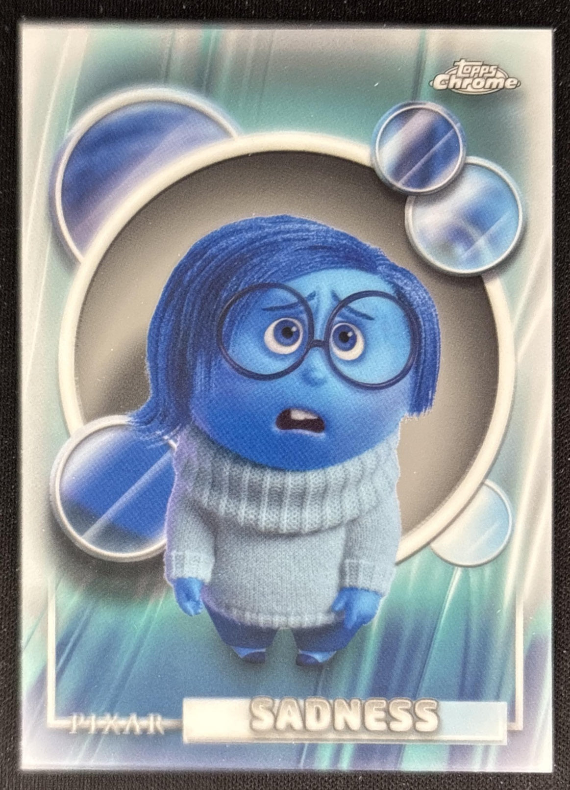 Sadness 2026 Topps Chrome Disney Inside Out front