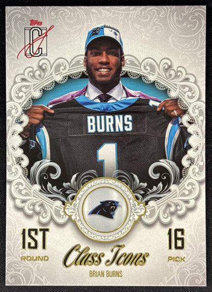Brian Burns 2025 Topps Signature Class Icons Panthers Sports Trading Cards