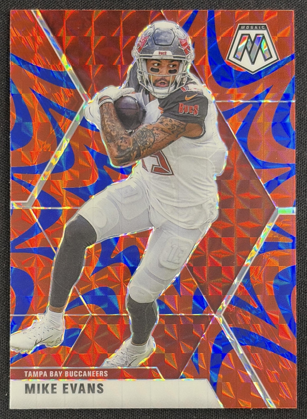 Mike Evans 2020 Panini Mosaic Prizm Reactive Blue Buccaneers