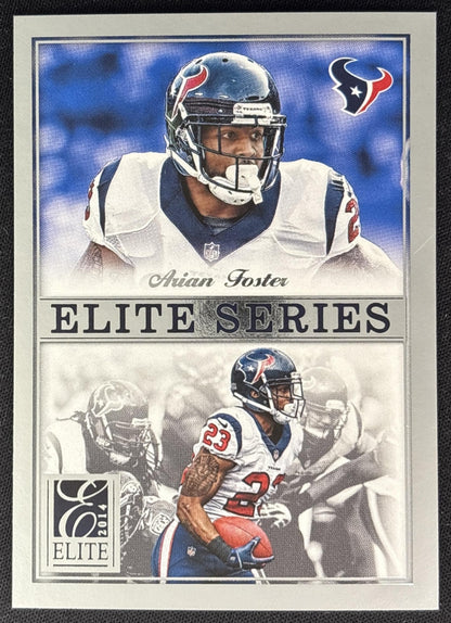Arian Foster 2014 Panini Elite Series Silver Texans Sports Trading Cards