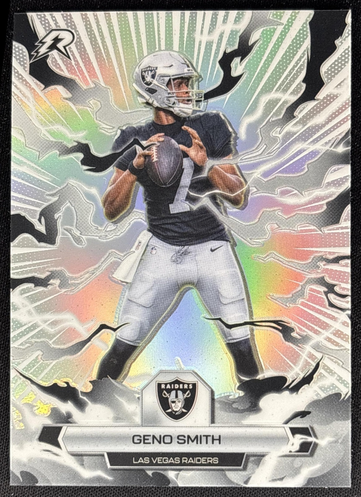 Geno Smith 2025 Topps Resurgence Refractor Raiders