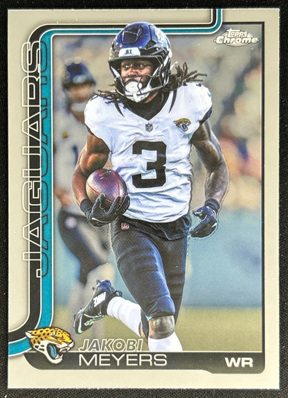 Jakobi Meyers 2025 Topps Chrome Jaguars Default Title Sports Trading Cards