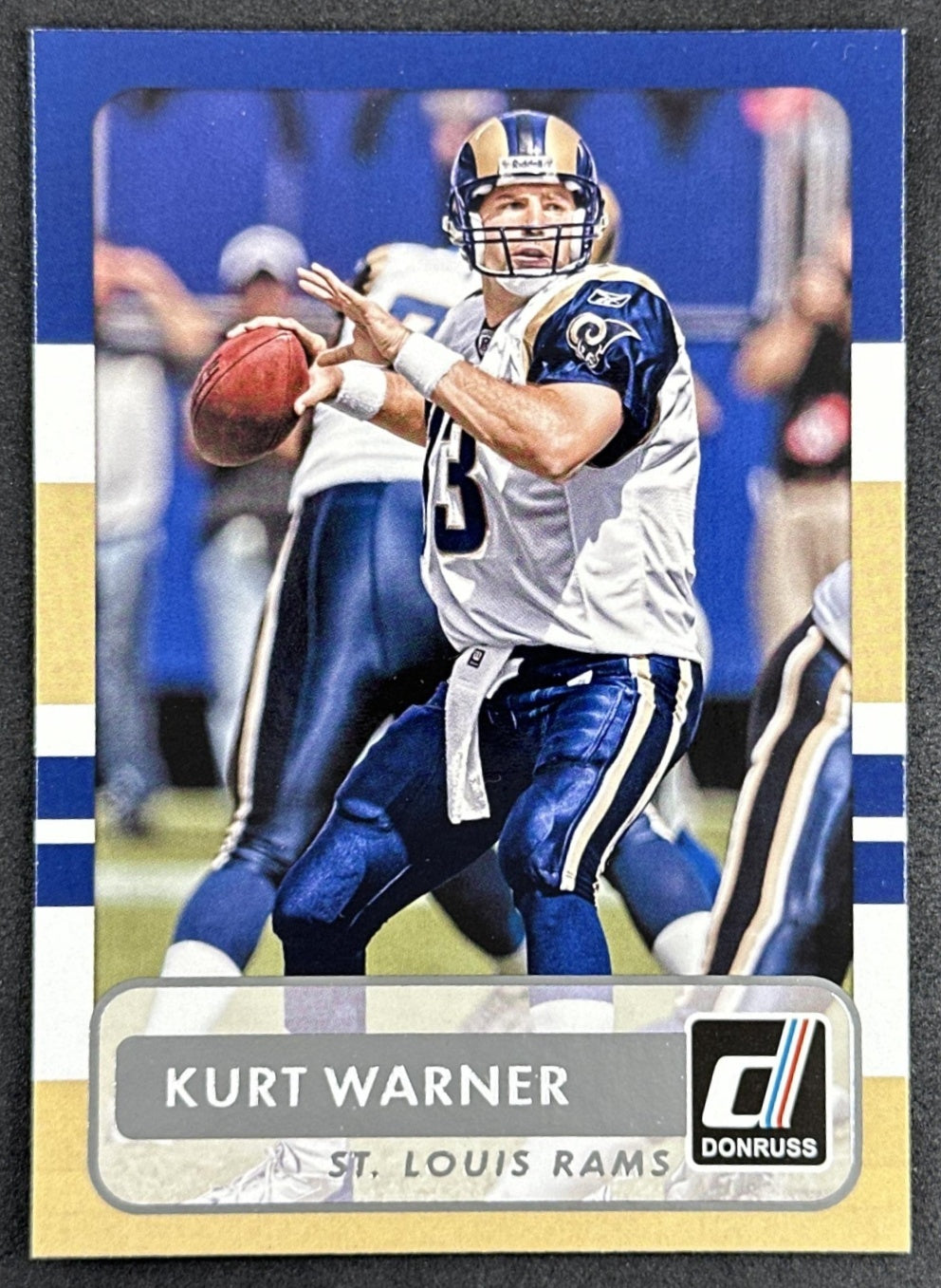Kurt Warner 2015 Panini Donruss Rams St. Louis Rams Sports Trading Card