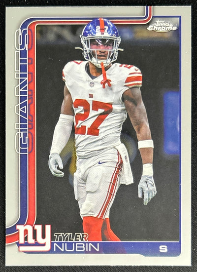 Tyler Nubin 2025 Topps Chrome Giants Default Title Sports Trading Cards