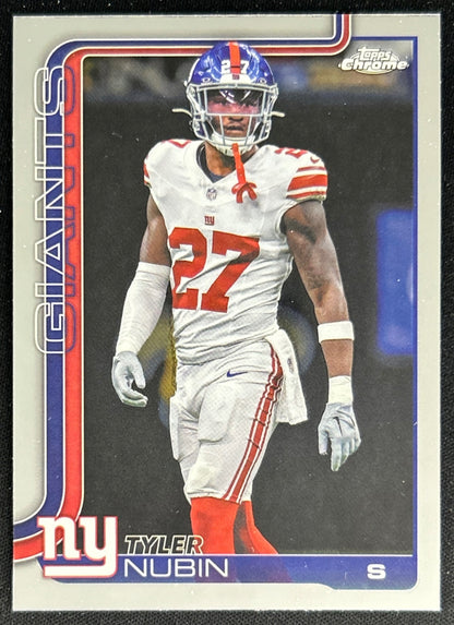 Tyler Nubin 2025 Topps Chrome Giants Default Title Sports Trading Cards