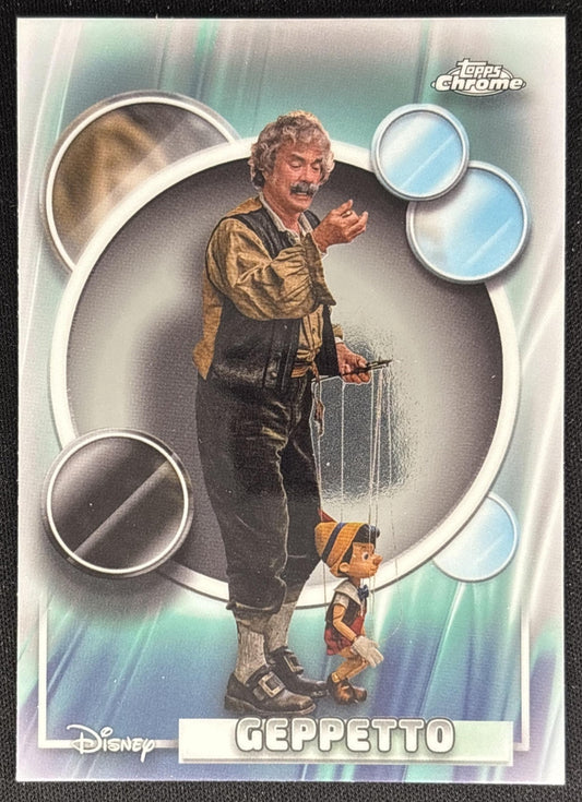 Geppetto 2026 Topps Chrome Disney Pinocchio Non-Sports Trading Cards