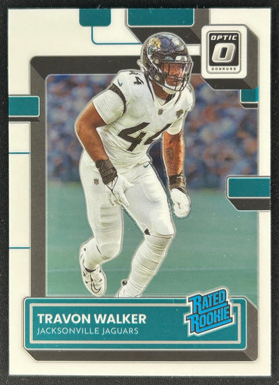 Travon Walker Optic Rated Rookie Jacksonville Jaguars Sports Trading Cards