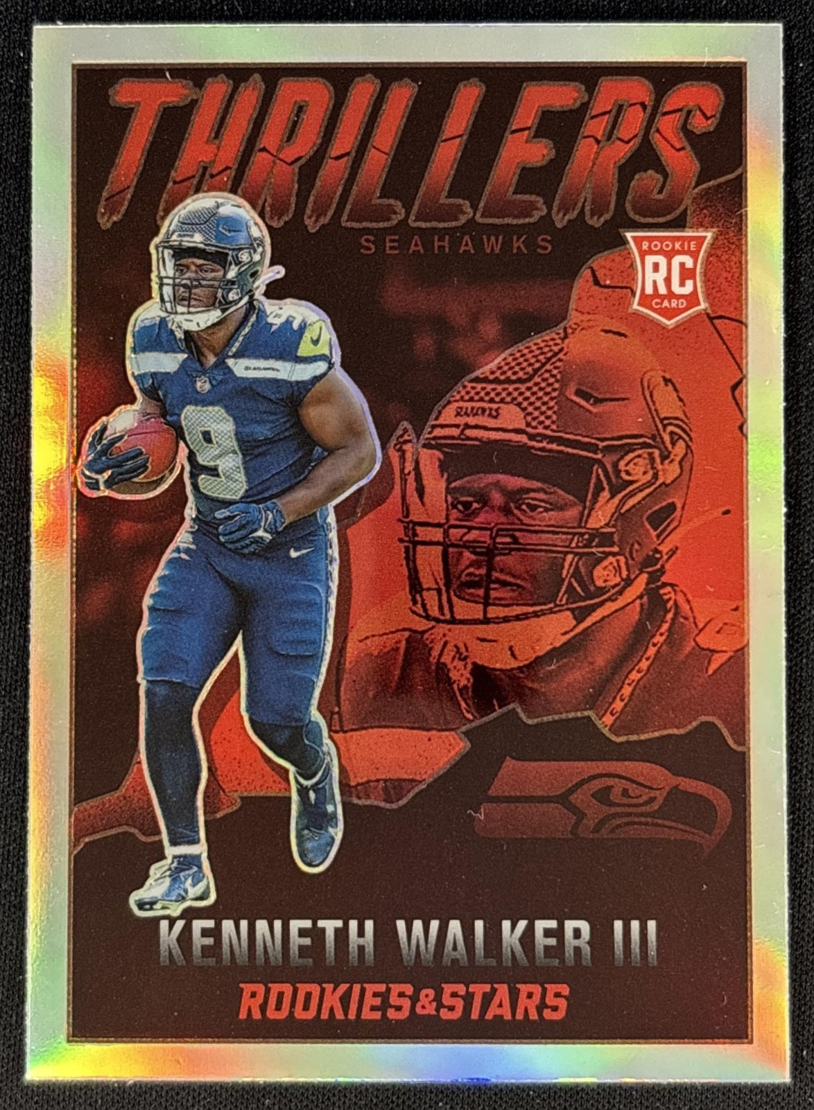 Kenneth Walker III 2022 Panini Rookies & Stars Thrillers Silver Seahawks Sports Trading Cards